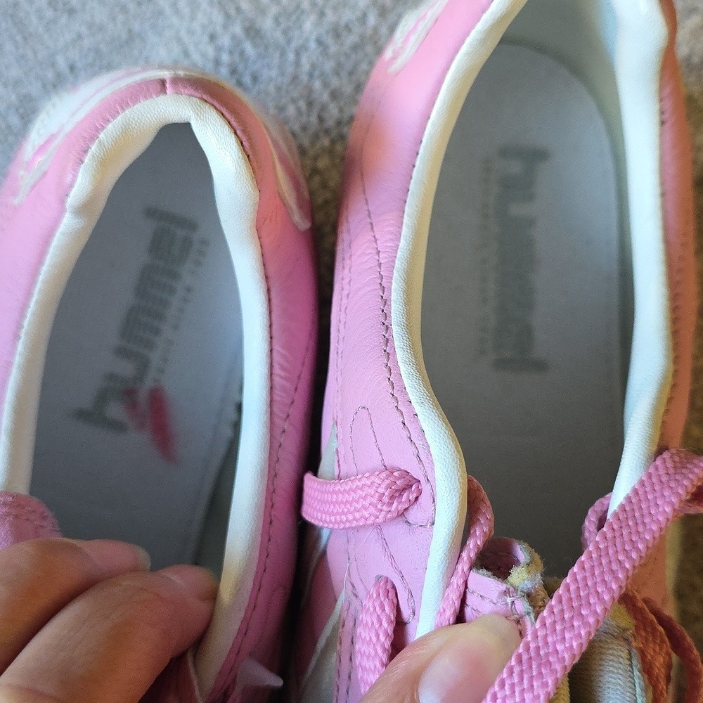 Hummel Pink Cleats with Silver Details - Picture 7 of 7